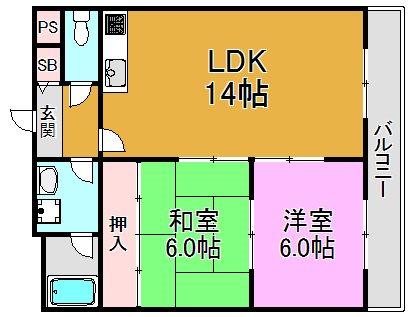 アルブル 間取り図
