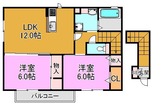 ベルデュール 間取り図