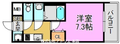 グランカーサ高井田 間取り図