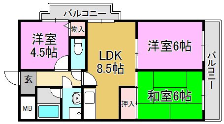 グレイスコート 間取り図