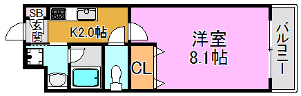 メルヴェーユ 間取り図