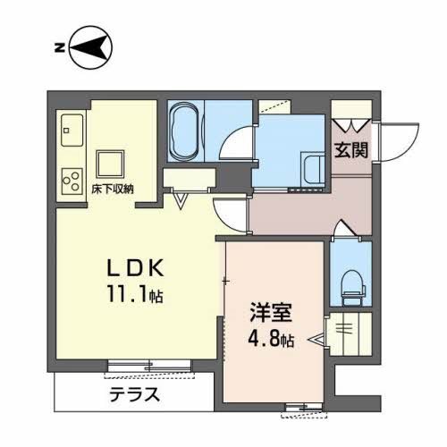 ル　ボヌール　ヤエ 間取り図