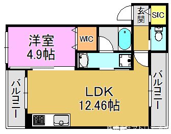 ハイム・J・レイワ 間取り図