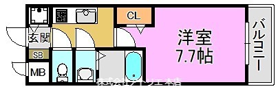 S-RESIDENCE高井田Central 間取り図