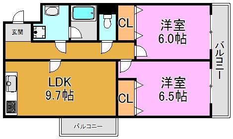 ルディシアコート 間取り図