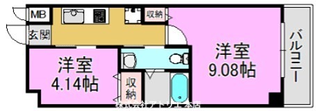 グランシアター高井田 間取り図