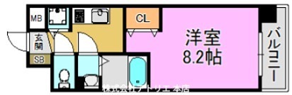 フォーリアライズ大阪エレナ 間取り図