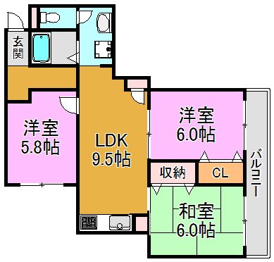 イシイハイツ 間取り図