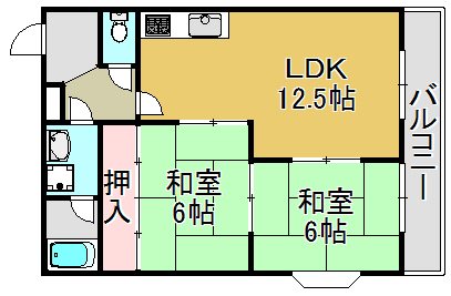 パークサイドシャトー 間取り図