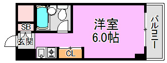 エクセルシオール長田 間取り図
