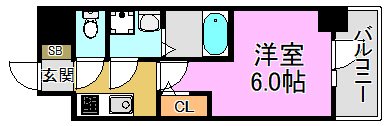 S-RESIDENCE高井田beleta 間取り図