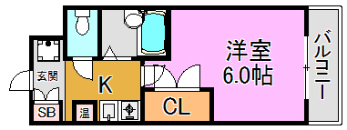 ウィダーホール23 間取り図