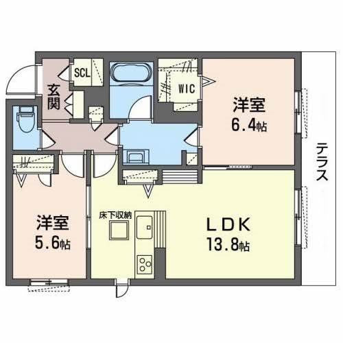 Ｌａ　Ｓｕｉｔｅ　Ｉｎｆｉｎｉ 間取り図