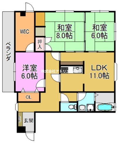 村田マンション 間取り図