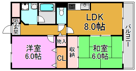 ソナチネ 間取り図