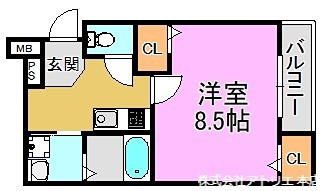 フジパレス高井田Ⅲ番館 間取り図