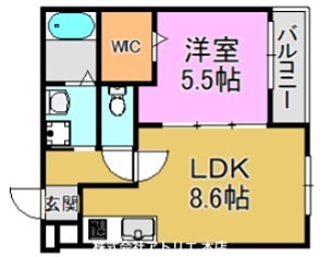 フジパレス稲田本町 間取り図
