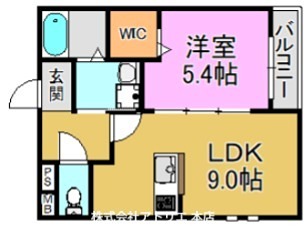 フジパレス稲田本町 間取り図
