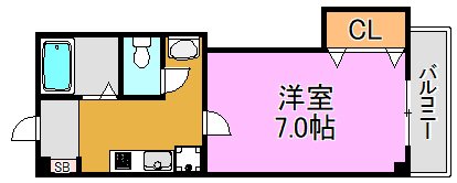 栗山マンション 間取り図