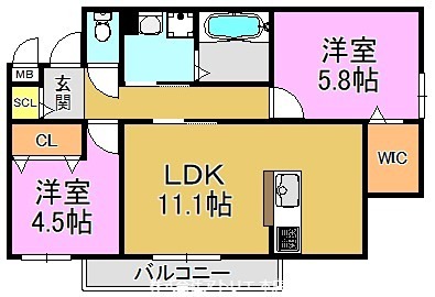 東祥グレイス角田 間取り図