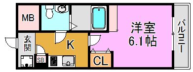 TLRレジデンス高井田 間取り図