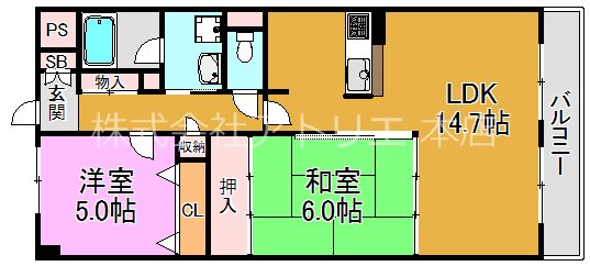 ヴィブレムライ 間取り図