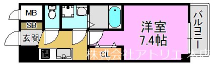 S-RESIDENCE高井田Central 間取り図