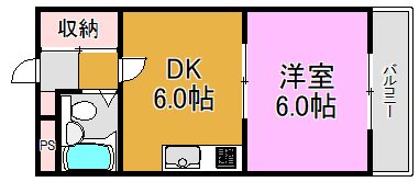 サニーヴェルデ田中 間取り図