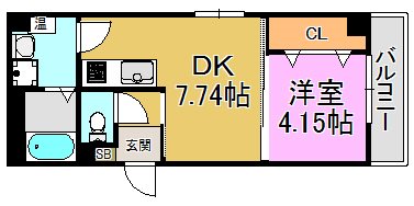 プリエール高井田 間取り図