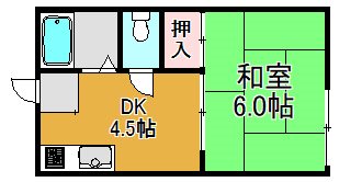 コーポ島町 間取り図