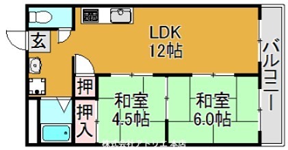 ランプハウス 間取り図