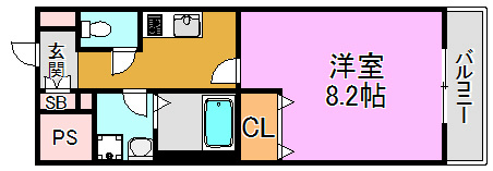 グレイスコートⅡ 間取り図