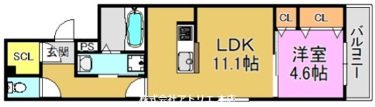 高井田ハイツ 間取り図