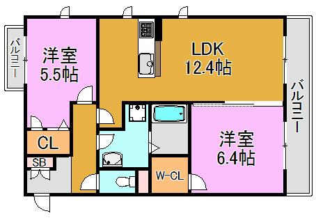 ShaMaison ＬＵＭＩＥ 間取り図