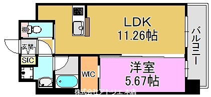 プレジオ森河内ASIAN 間取り図