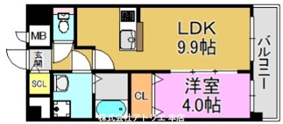 プレサンス長田レジェール 間取り図
