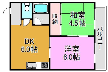 テラノコーポ 間取り図