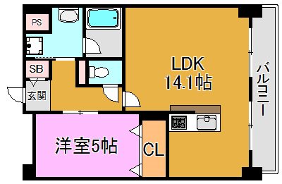 LA VERDE長田 間取り図