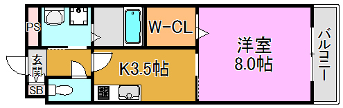 アンプルールフェール 間取り図