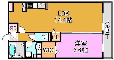 Casa Serena（カーザ　セレーナ）A棟 間取り図