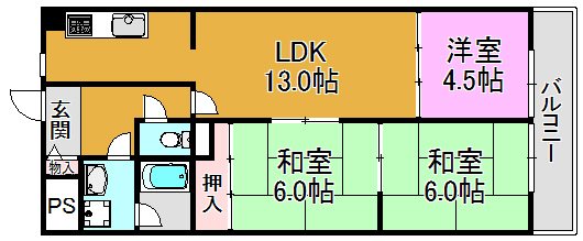 エクステンド藤戸 間取り図