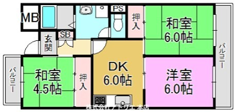 カーサ・ベージュ 間取り図