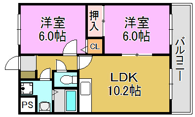 ルディシアコート 間取り図