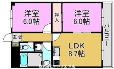 オルゴグラート長田 間取り図