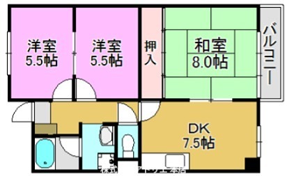 レジデンス清 間取り図