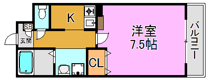 フェアライフⅡ 間取り図