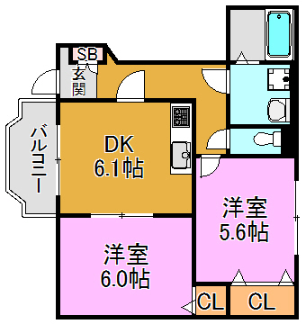 リメーンⅠ 間取り図