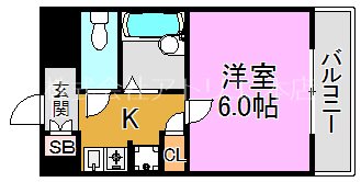 イマザキマンション　エヌ・ワン 間取り図