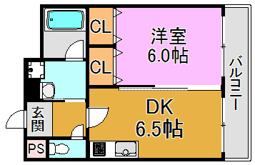フレア深江橋 間取り図