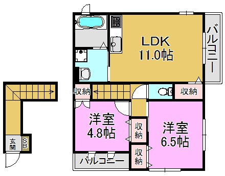 amabile(アマービレ) 間取り図